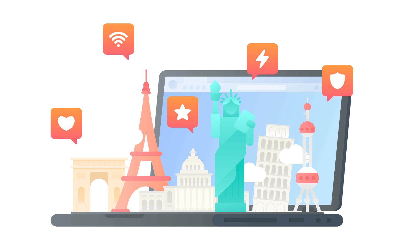 在圣皮埃尔和密克隆岛连接到中国vpn - 返华APP
